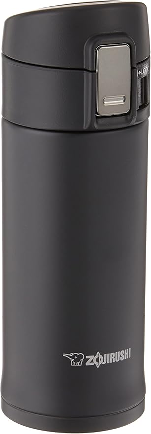 Zojirushi Stainless Steel Mug, Black, 16 Ounce