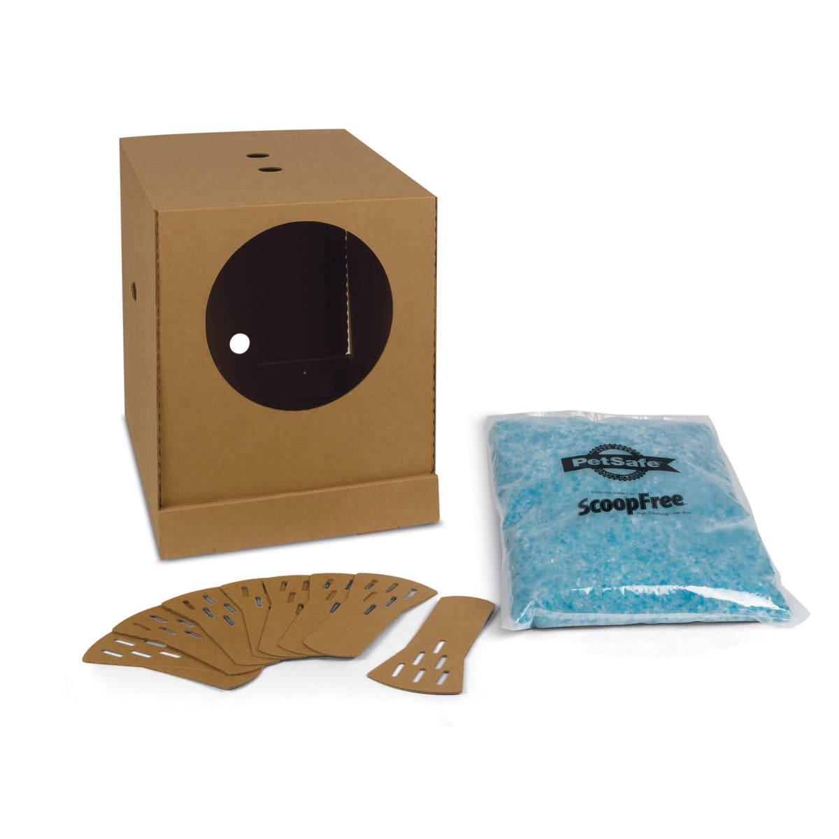 PetSafe Disposable Litter Box, Fresh Scent, 4.3Lb Bag