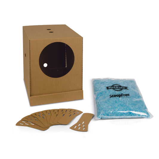 PetSafe Disposable Litter Box, Fresh Scent, 4.3Lb Bag