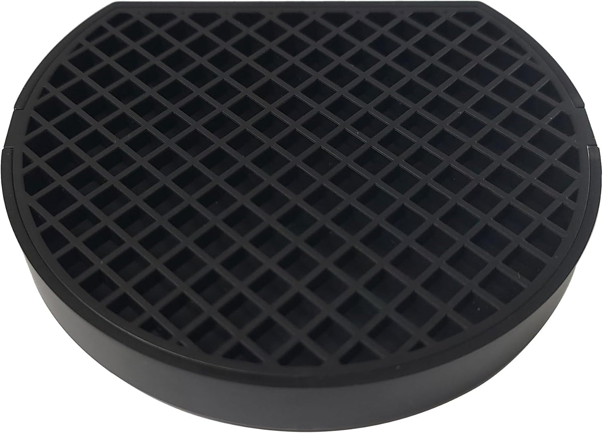 5" Coffee Drip Catcher 5 inches Drip Tray for Espresso Machine Carafe Water Urn Durable ABS Plastic, Black