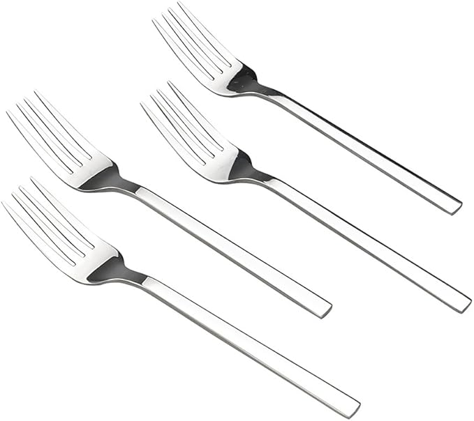 12-Piece Stainless Steel Dessert Forks Set