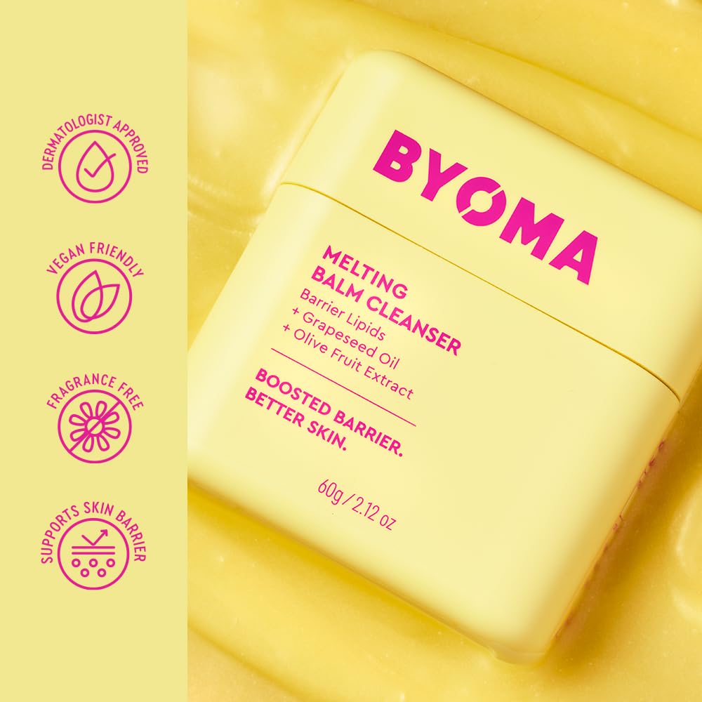 BYOMA Melting Balm Facial Cleanser, Buttery Soft Cleansing Balm (60g)