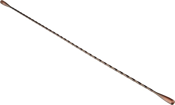 Barfly Bar Spoon, Double End Stirrer 17 1/8" (43.5 cm), Antique Copper