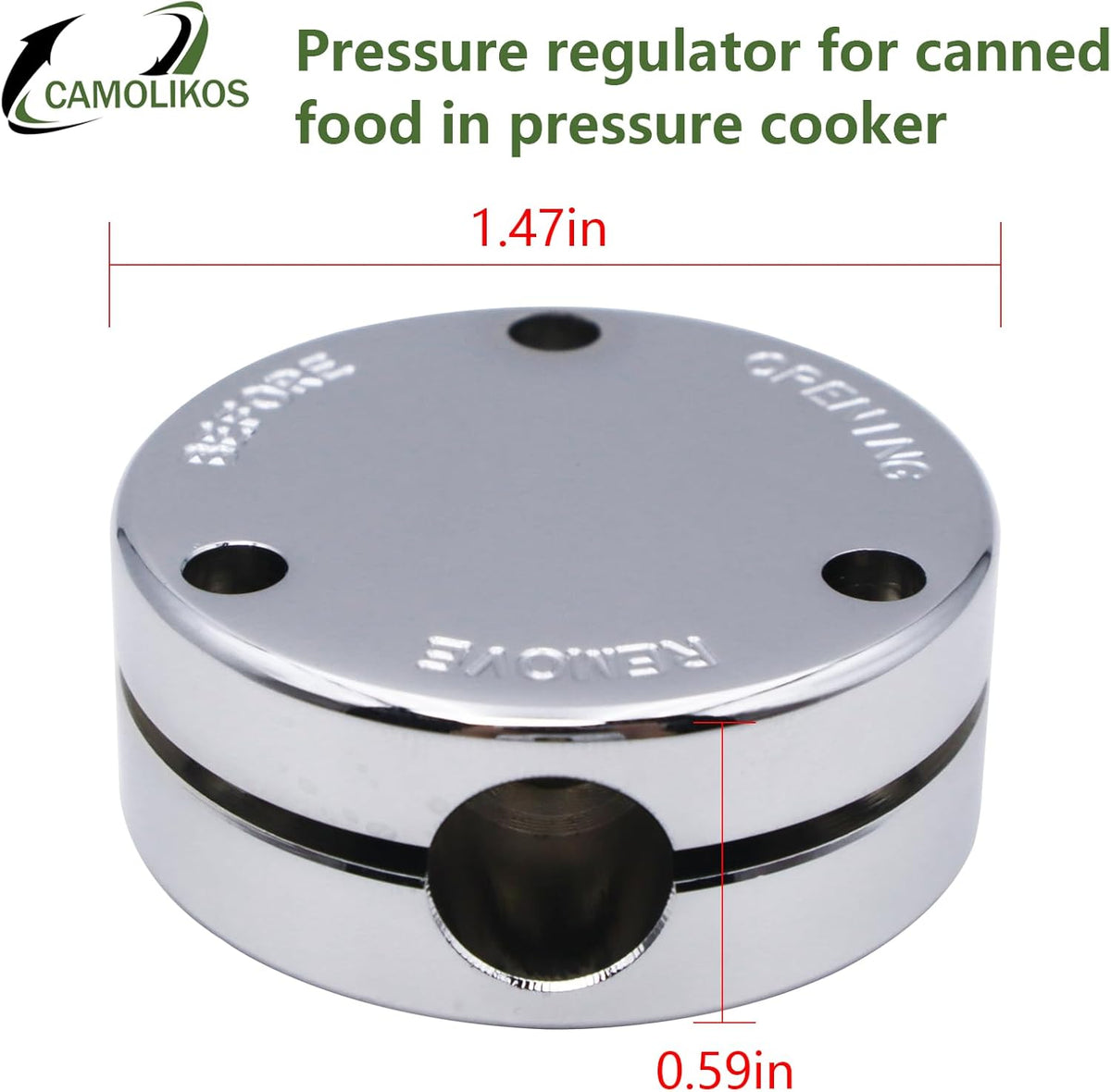 Pressure Regulator Weight Fits for All American Pressure Cooker Canner 10.5qt 15.5qt 21.5qt 25qt 30qt 41.5qt Part of the Automatic Pressure Control