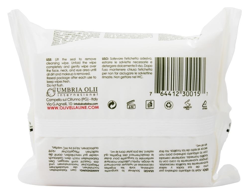 Olivella Daily Cleansing Tissues 30 ea (Pack of 3)