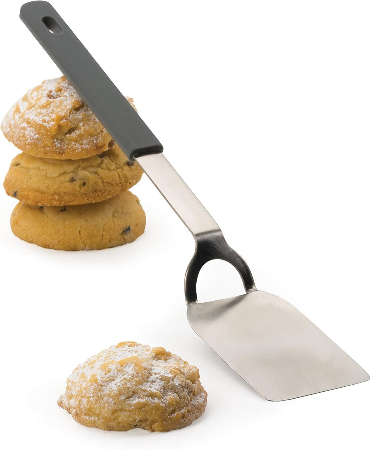 RSVP International Endurance Kitchen Tool Collection Flexible Stainless Steel, Dishwasher Safe, Spatula, Mini
