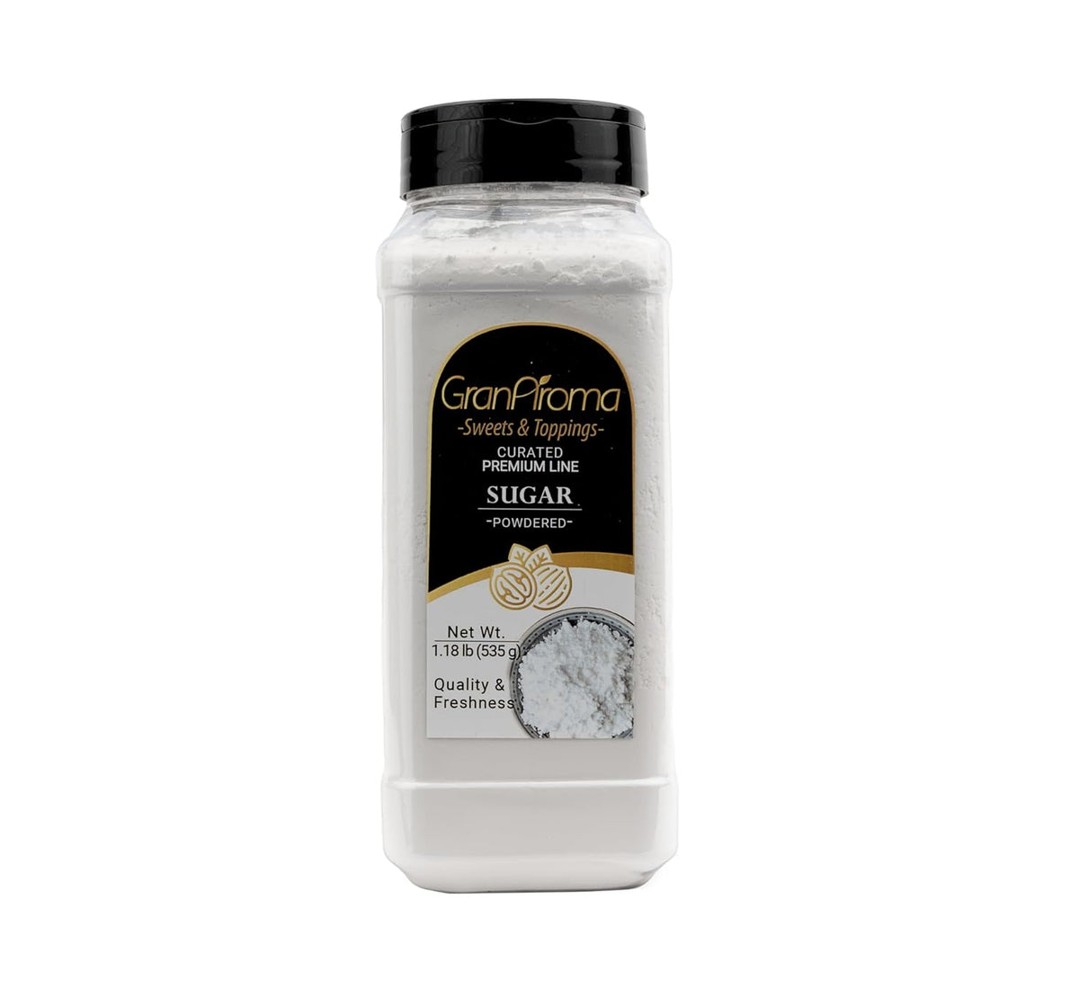 GranAroma Powdered Sugar, Fine Powder, Baking & Frosting, Confectioner's Sugar (1.18 Pound)
