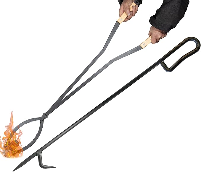 Fireplace Tongs and Poker Set (Fireplace Tongs & Poker)