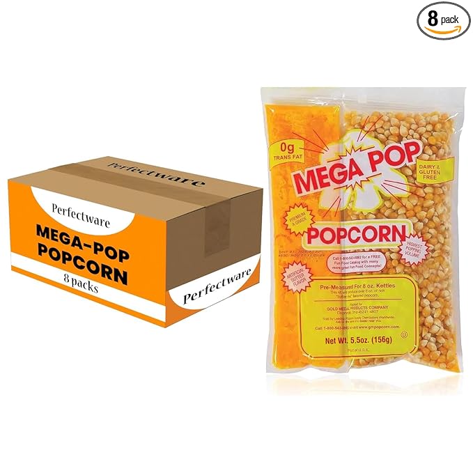 4oz Popcorn kettle Portion Packs - (Pack of 8)