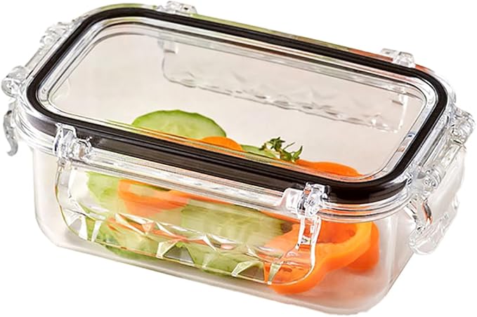 Airtight Food Storage Container with Lid(13.5oz) Leak-Proof Baby Food Box | BPA-Free | Meal Prep | Microwave, Freezer and Dishwasher Safe | Kitchen Fridge Organizer Boxes | Fresher Food
