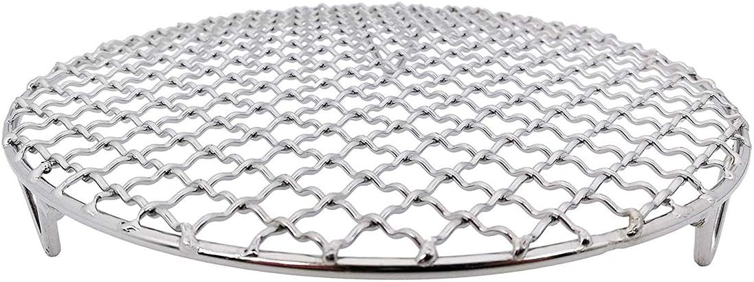 Versatile Round 304 Stainless Steel Cooling Rack Baking,Heat Resistant Rust Proof Sturdy Durable Dia 11.6"