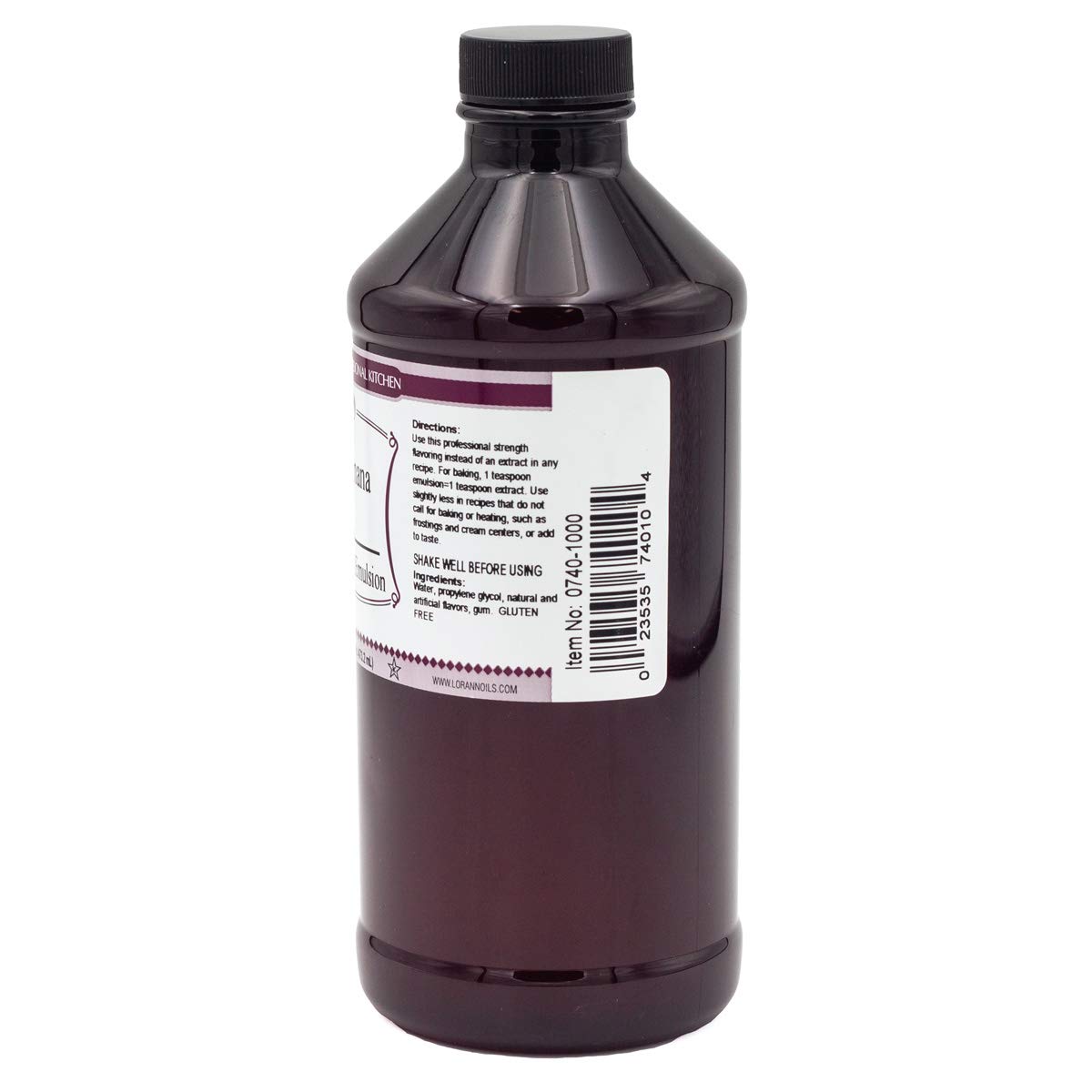 Lorann Oils Banana Bakery Emulsion: True Banana Emulsion, Ideal for Boosting Fruit Tones in Cakes, Cookies & Desserts, Gluten-Free, Keto-Friendly, Banana Extract Substitute Essential for Your Kitchen