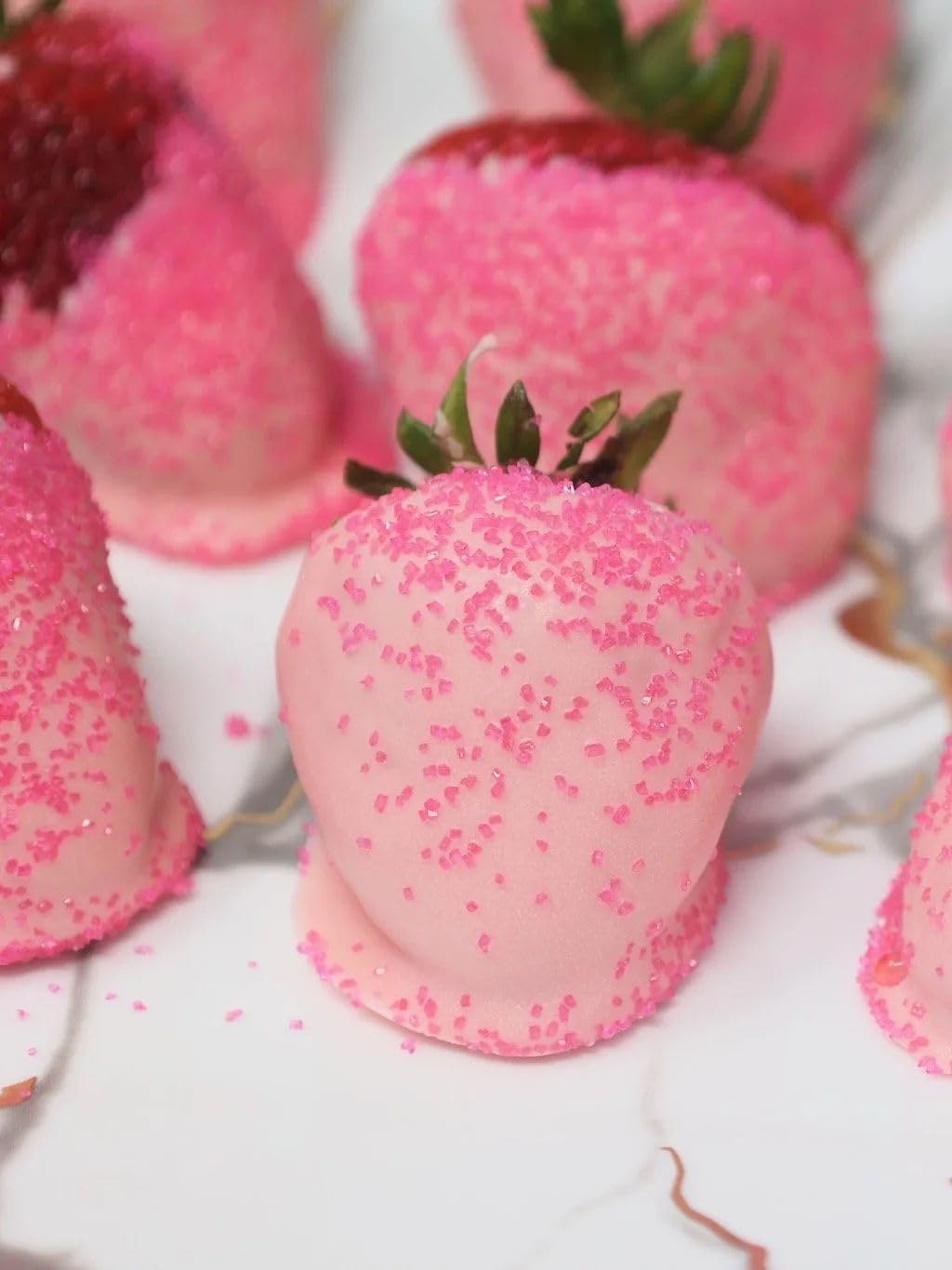 Sanding Sugar Pink Edible Sugar Sprinkles Sanding Sugar for Cake Decorating, Sparkling Edible Crystal Candy White Pearl Sugar for Wedding Party Baking Cupcake Cookie Ice Cream Decoration Supplies - 5.3 oz