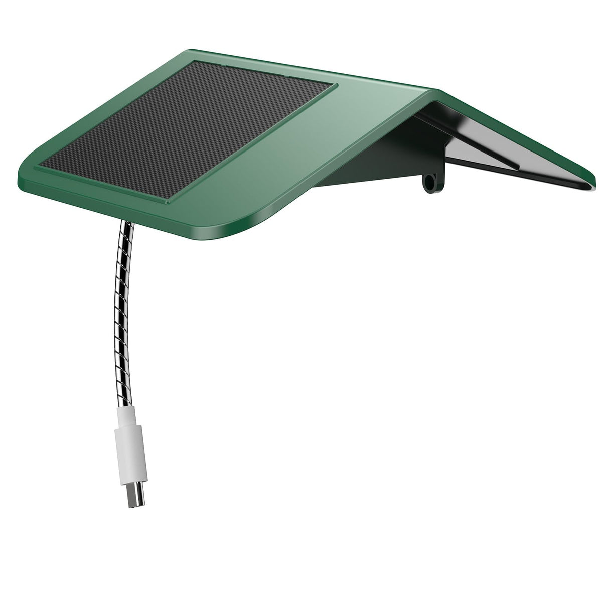 Replacement Solar Panel Roof, Only Fit for PeckCam® G02 Smart Bird Feeder with Camera, Built-in Metal Chew-Resistant Cable Green