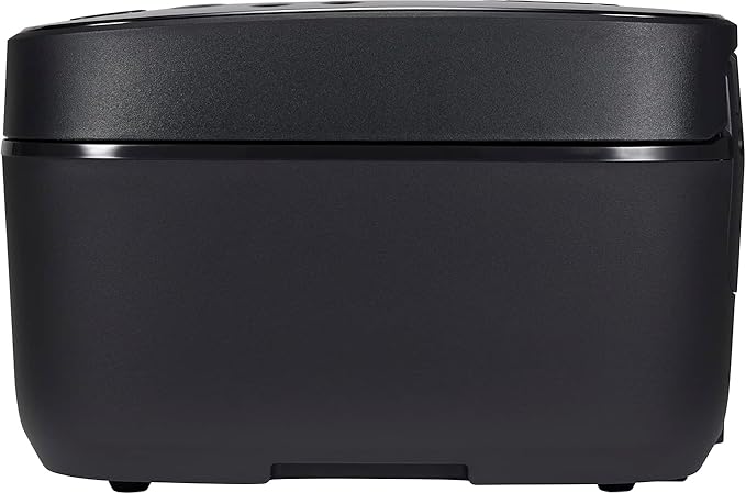 Zojirushi NW-QAC10 5.5-Cup Capacity Flat-Top Induction Cooker and Warmer with Custom Cooking Pan, Double Non-Stick Coating for Easy Clean-Up (Black)