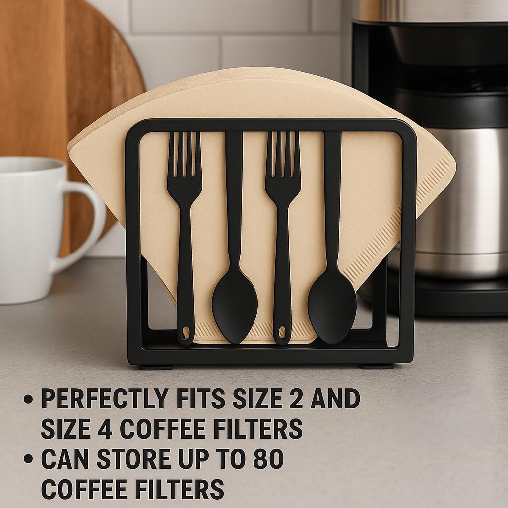 Modern Metal Napkin Holder for Kitchen & Dining Table – black large high end napkin holder for Everyday & Cocktail Napkins – Farmhouse & Restaurant Style - Set 2