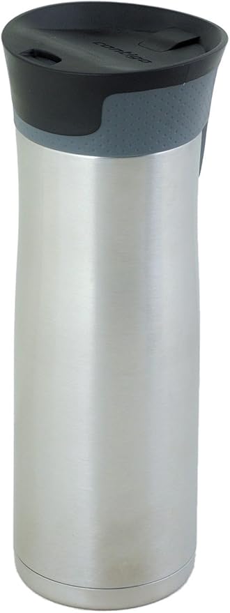 Contigo West Loop 20oz Stainless Steel Vacuum-Insulated Travel Mug Spill-Proof Keeps Drinks Hot for 5 Hours Cold for 12 Hours Perfect for Commuters and Travelers
