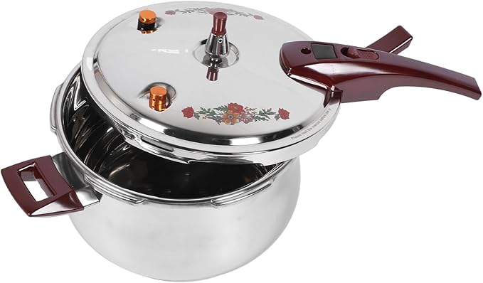 Generic Pressure Cooker, 80KPA Stainless Steel Pressure Canner Pressure Cooker with Ergonomic Handle for Induction Cooktops, Gas Cooktops, Open Flames Using (11L), Genericgw5tu3c8sd-14