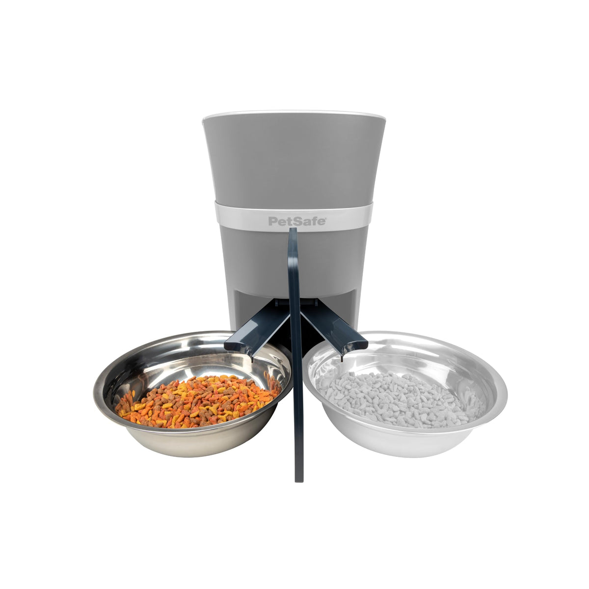 PetSafe 2-Pet Meal Splitter with Bowl - Designed for PetSafe Smart Feed and Healthy Pet Simply Feed Automatic Cat Feeder - No-Mess Food Dispensing - Includes Privacy Panel