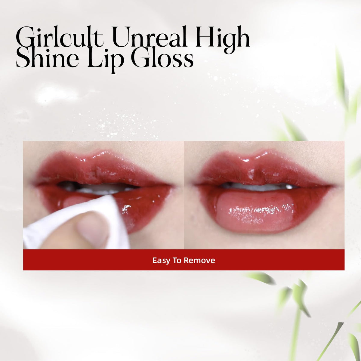 GIRLCULT Glass Shine Lip Gloss, Buildable Color, Shimmer Finish (J79)