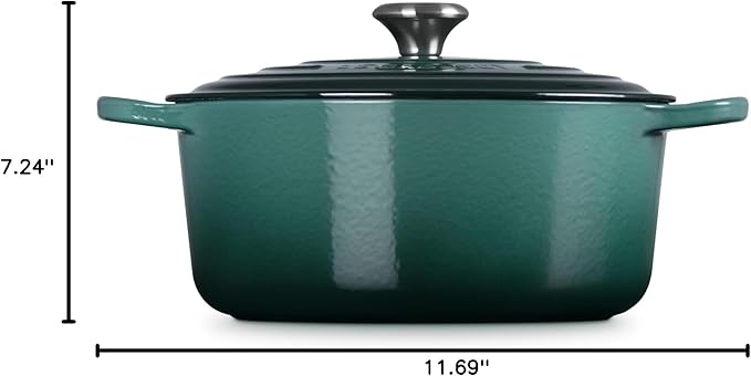 Le Creuset Enameled Cast Iron Signature Round Dutch Oven, 7.25 qt., Artichaut
