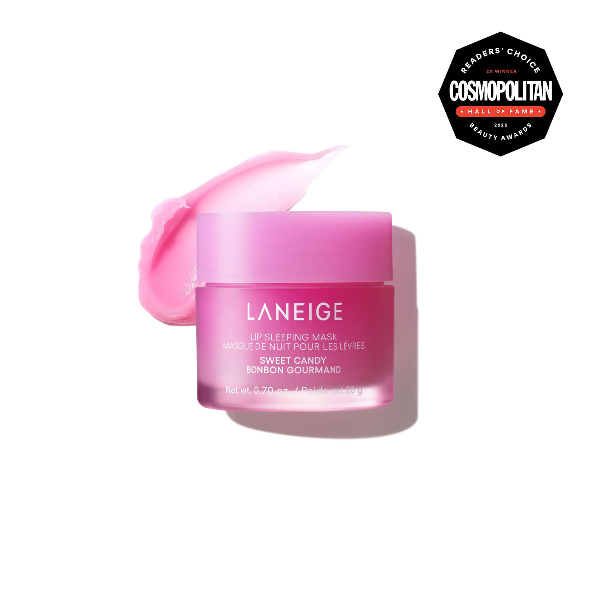 LANEIGE Lip Sleeping Mask: Hydrating & Nourishing Korean Overnight Lip Treatment Mask with Shea Butter, Vitamin C & Murumuru, Antioxidants For Flaky, Dry Lips | Korean Skin Care, Sweet Candy