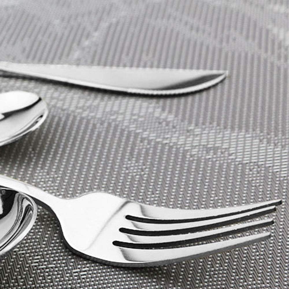 JASHII 30-Piece Stainless Steel Satin Finish Flatware Set, Mirror Polished Tableware Cutlery for Home and Restaurant, Dishwasher Safe