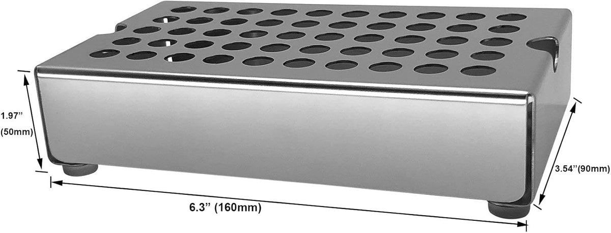 YOLOYO Coffee Espresso Cup Riser Stand, Coffee Drip Tray, Espresso Mug Riser Holder with Premium Stainless Steel for Espresso Machines, Height 50mm