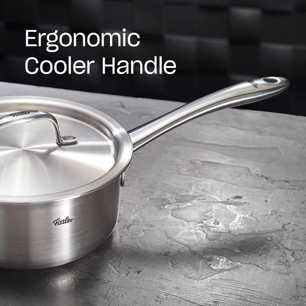 Fissler M5 Pro-Ply 5-ply Stainless Steel Saucepan, 3 Quart