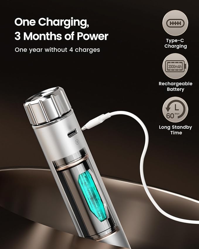 Maestri House Rechargeable Milk Frother with Stepless Speed Control, LunaFro Max Handheld Electric Foam Maker Waterproof Drink Mixer Foamer with Stand & Detachable Whisks for Lattes, Cappuccino