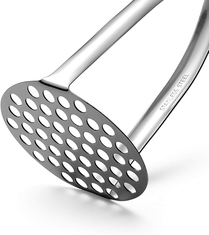 FLYINGSEA Potato Masher, Professional 18-8 Stainless Steel Potato Masher. Vegetable Masher,Cooking And Kitchen Tools.