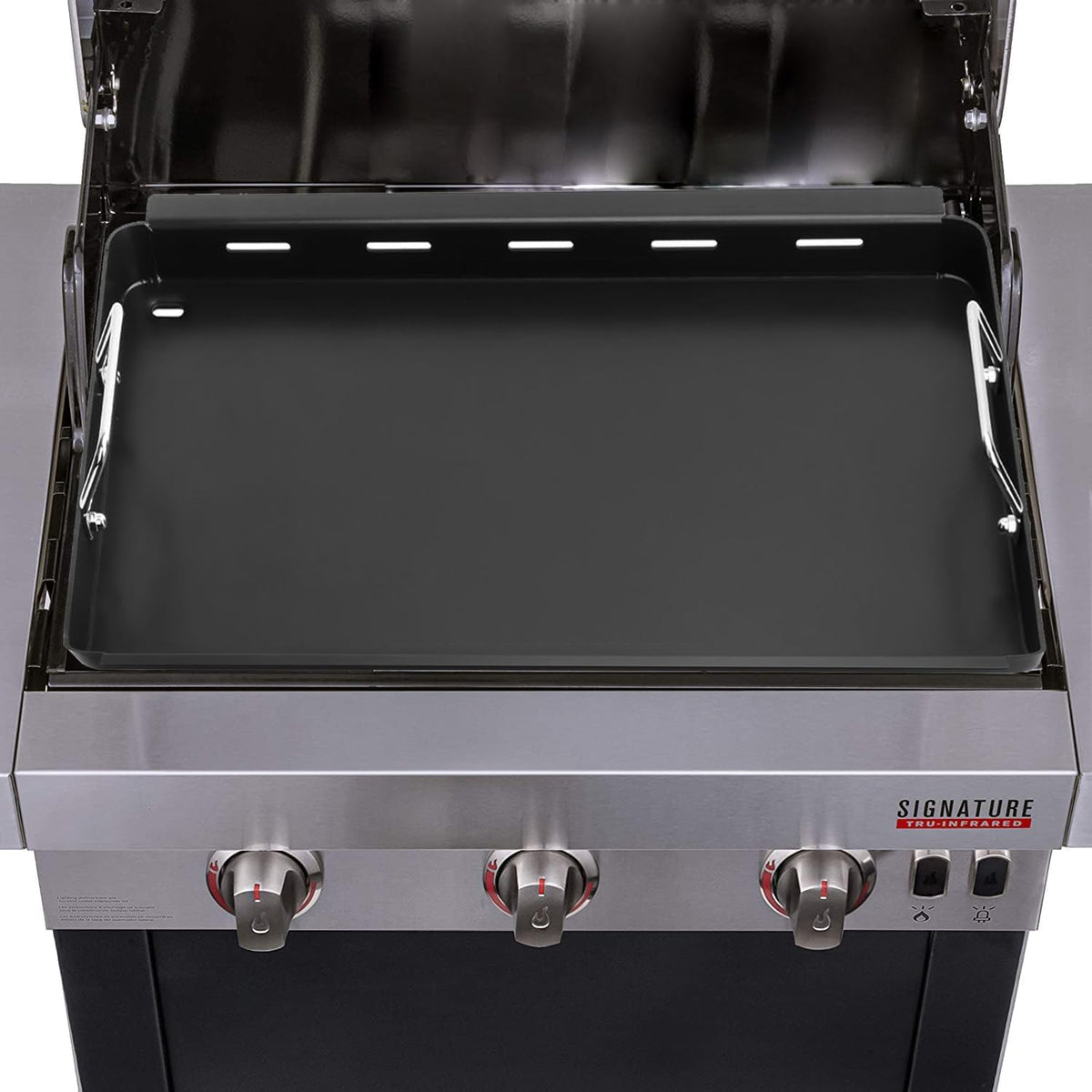 17" Griddle Insert Parts for Charbroil TRU Infrared 3 Burner 463242516 466242515 466242516 466242615 466242616 463355220 463342420 Grill Griddle Insert for Charbroil Grill Replacement Parts