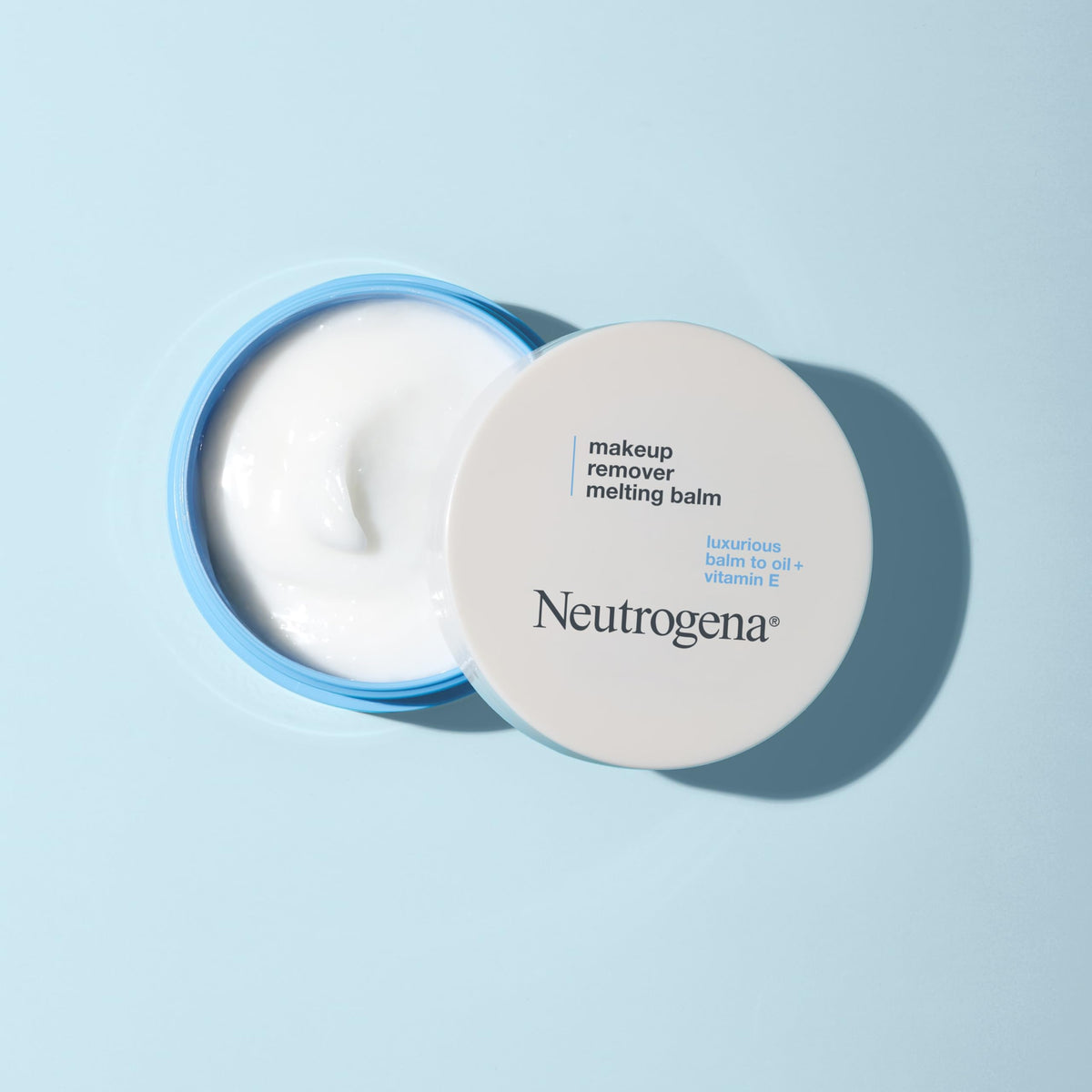Neutrogena Makeup Remover Melting Balm to Oil with Vitamin E, Gentle and Nourishing Cleansing Balm for Eyes, Lips, or Face, Travel-Friendly for On-the-Go, 2.0 oz (Pack of 2)