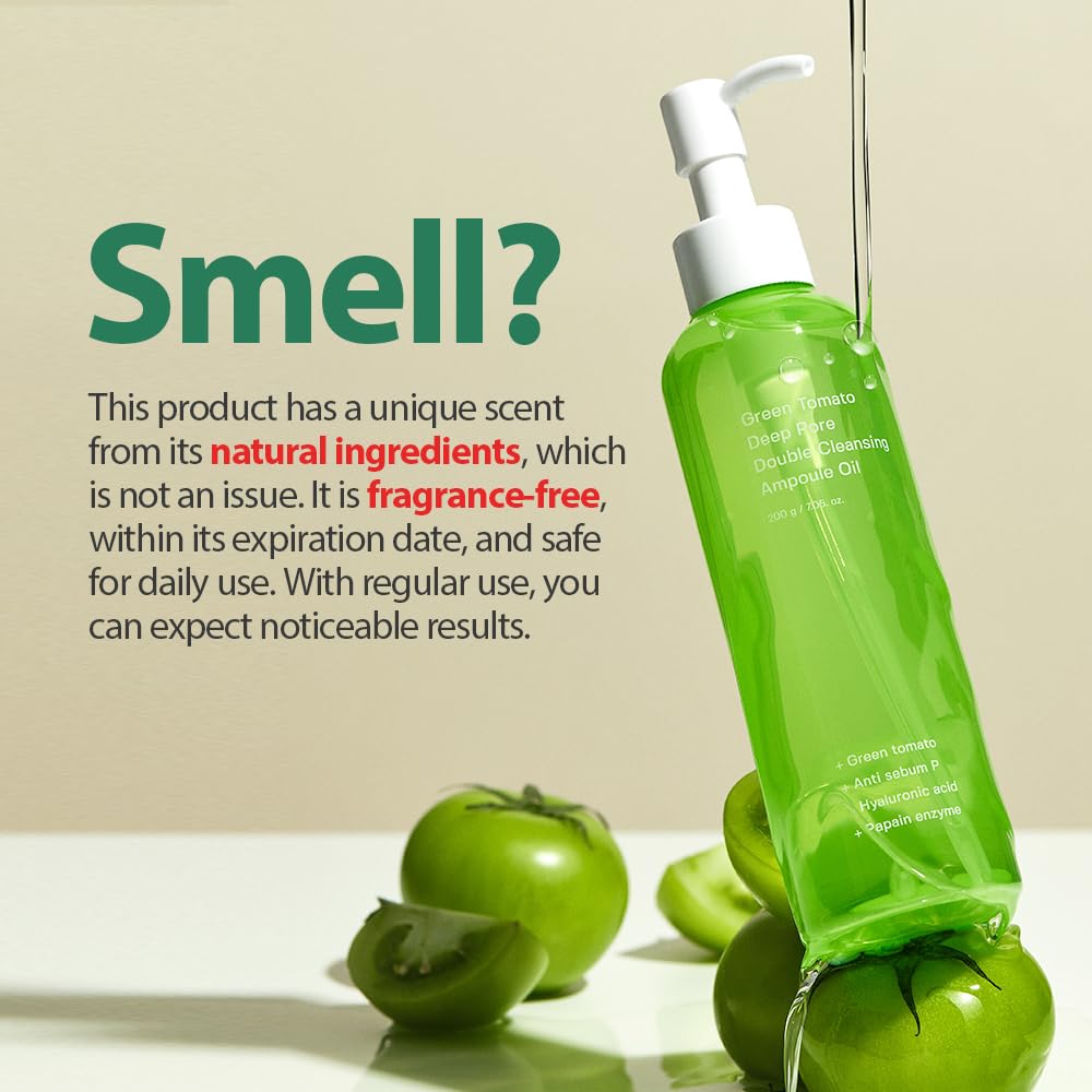SUNGBOON EDITOR Green Tomato Cleansing Oil, Makeup Remover, 7.05 fl.oz