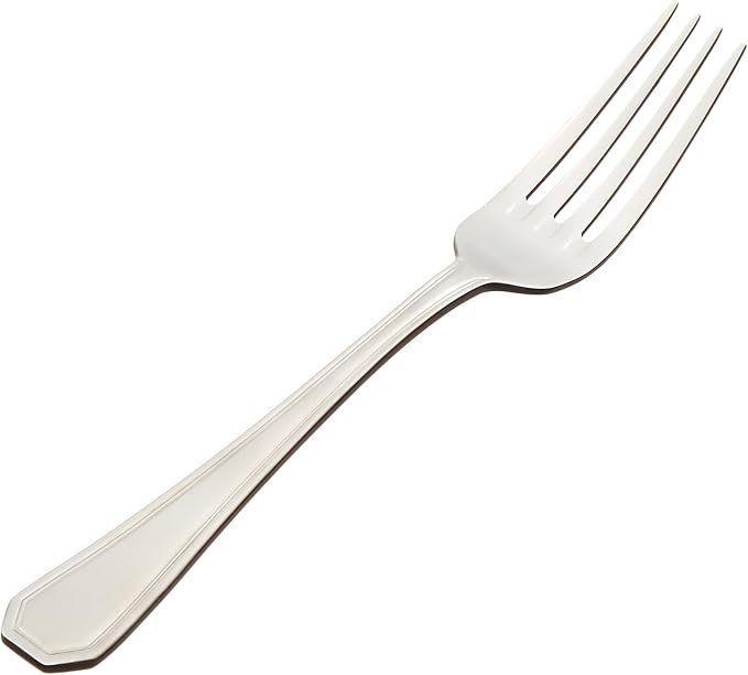 Winco 12-Piece Victoria Dinner Fork Set, 18-8 Stainless Steel