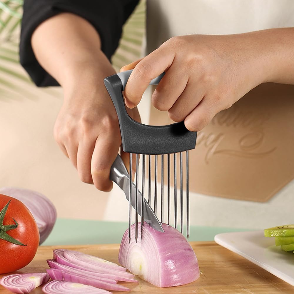 Stainless Steel Egg Slicer and Vegetable Cutter, Egg Shell Opener,Food Grade Fruit Vegetable Slicing Tool Lemon Slicer Onion Cutter for Tomato, Lemon, Send Goods from Local Warehouse