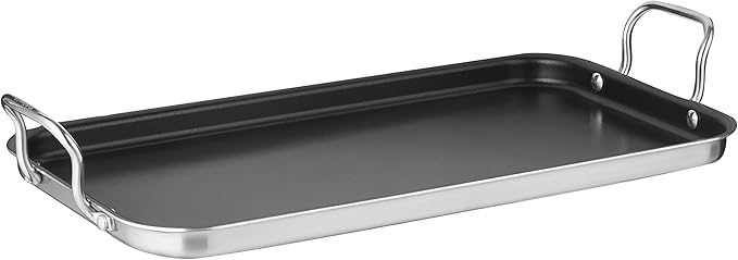 Cuisinart Griddle Skillet, Nonstick Double Burner, 10x18-Inch, MCP45-25NSP1