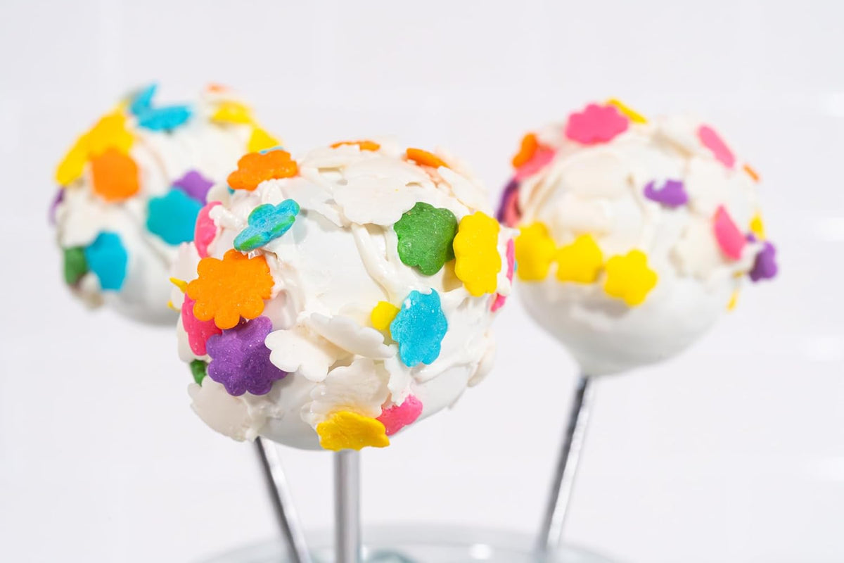 Bakerpan Spring Sprinkles for Cake Decorating - Flower Confetti Edible 4 Ounces - Edible Confetti Sprinkles for Cupcakes, Ice Cream, Cookies, Cakes (Made in USA)