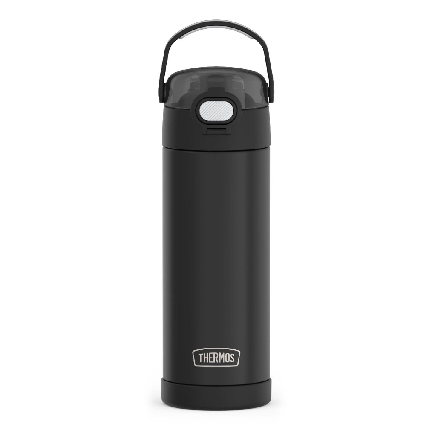 THERMOS FUNTAINER Water Bottle with Spout, 16oz, Black Matte