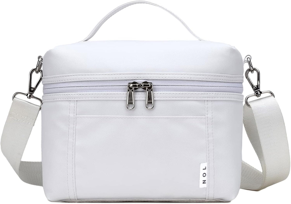 NOL Natural Organic Lifestyle Insulated Lunch Bags for Women Cooler Bag Lightweight Nylon Waterproof Lunch Box For Work