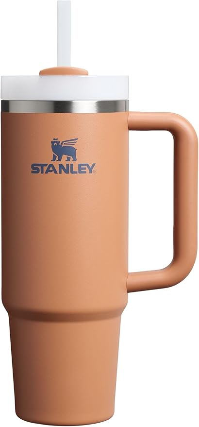 STANLEY Quencher H2.0 Tumbler with Handle and Straw 30 oz | Flowstate 3-Position Lid | Cup Holder Compatible for Travel | Insulated Stainless Steel Cup | BPA-Free |Toast