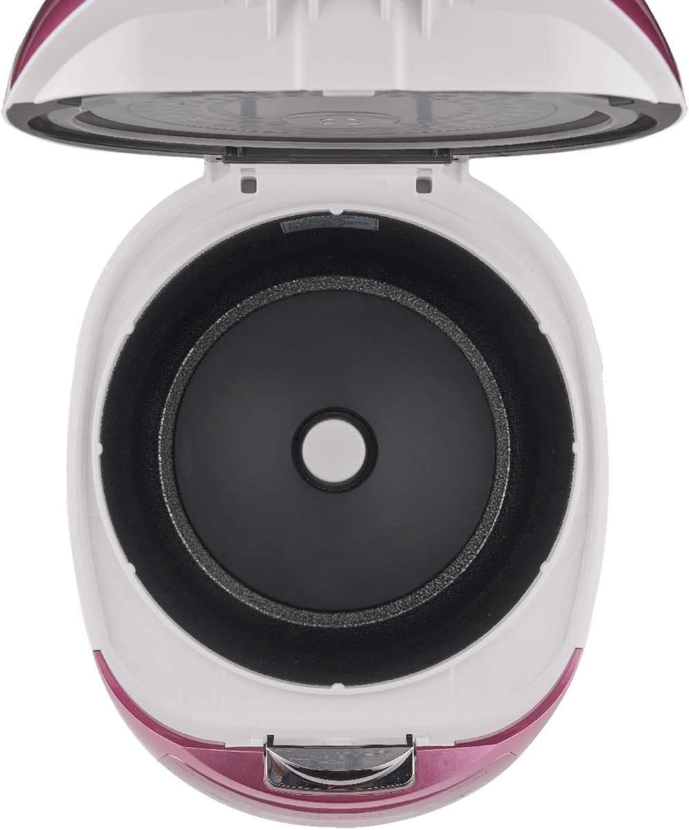 CUCKOO CR-0631F 6-Cup (Uncooked) / 12-Cup (Cooked) Micom Rice Cooker with Nonstick Inner Pot, 7 Menu Modes, LCD Display, Fuzzy Logic Tech, Auto Clean (White/Pink)