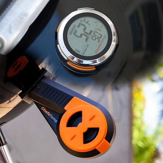 ProTemp S1 Patented Smart Grill Gauge Thermometer Hub Wi-Fi and Bluetooth for Weber Kamado Joe Grills Smoker Offset Replacement Accessories (Universal Version 3.5"length 0.3"Dia not for Big Green Egg)