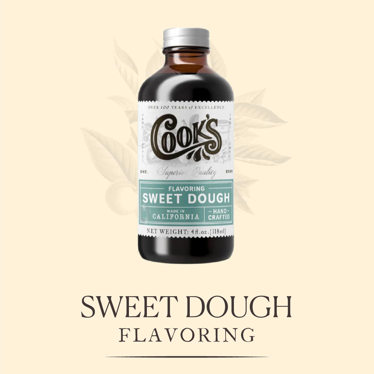 Cook's, Sweet Dough Flavoring, for Baking, Cakes, and Breads, 8 oz