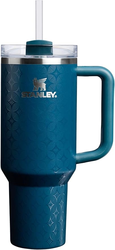 STANLEY Quencher H2.0 Tumbler with Handle and Straw 40 oz | Flowstate 3-Position Lid | Cup Holder Compatible for Travel | Insulated Stainless Steel Cup | BPA-Free | Ponderosa Star