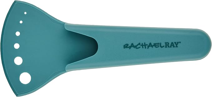 Rachael Ray Professional Multi Shear Kitchen Scissors with Herb Stripper and Sheath, 2 Piece, Agave Blue