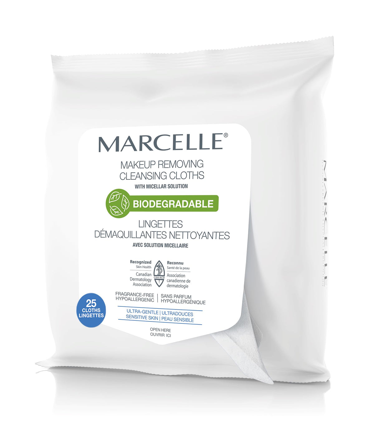 Marcelle Biodegradable and Recyclable Ultra-Gentle Makeup Cleansing Cloths