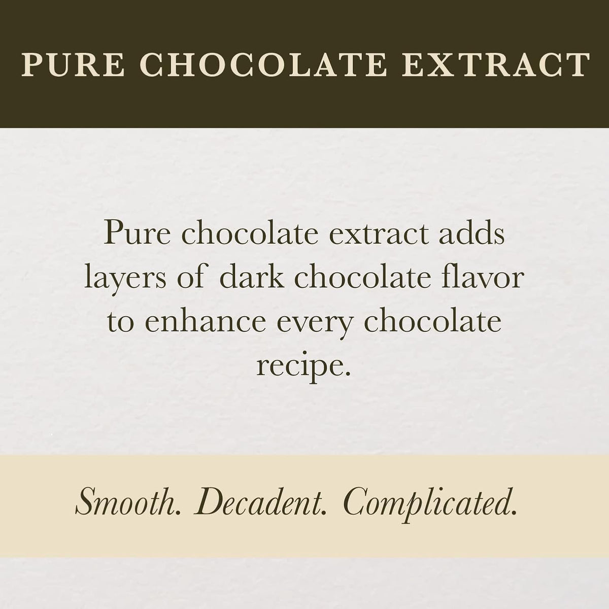 Cook's Pure Chocolate Extract 4 oz