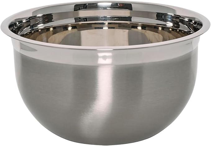 Chicago Metallic Stainless Steel Bowls, Versatile Nesting Mixing Bowls for Every Kitchen Task, Set of 3