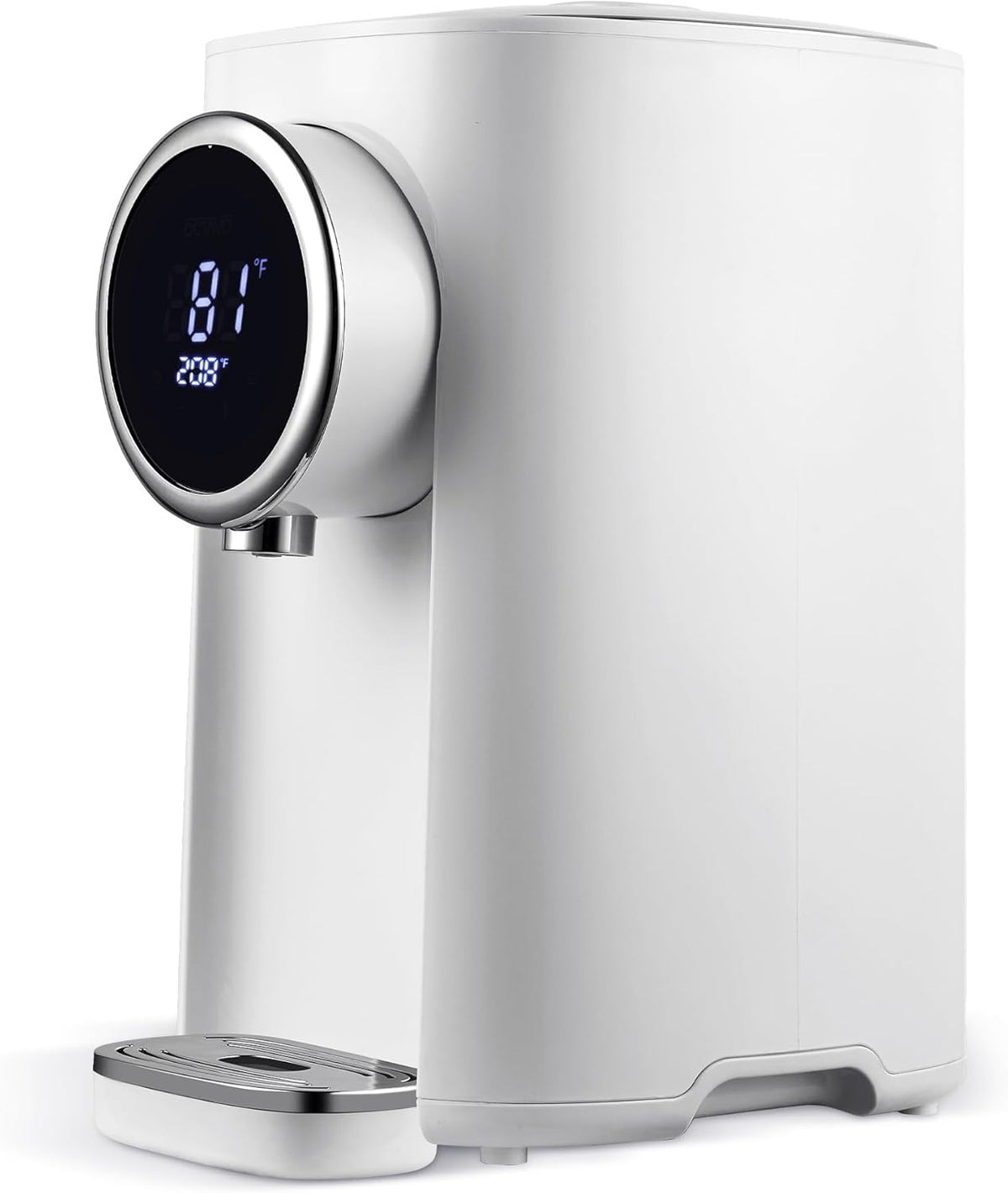 OCTAVO Water Boiler & Warmer 5 Liter, 304 Stainless Steel Water Tank, 700 Watt 6 Adjustable Water Temperature, LCD Touch Control Screen, Child Lock with Water Shortage Indicator